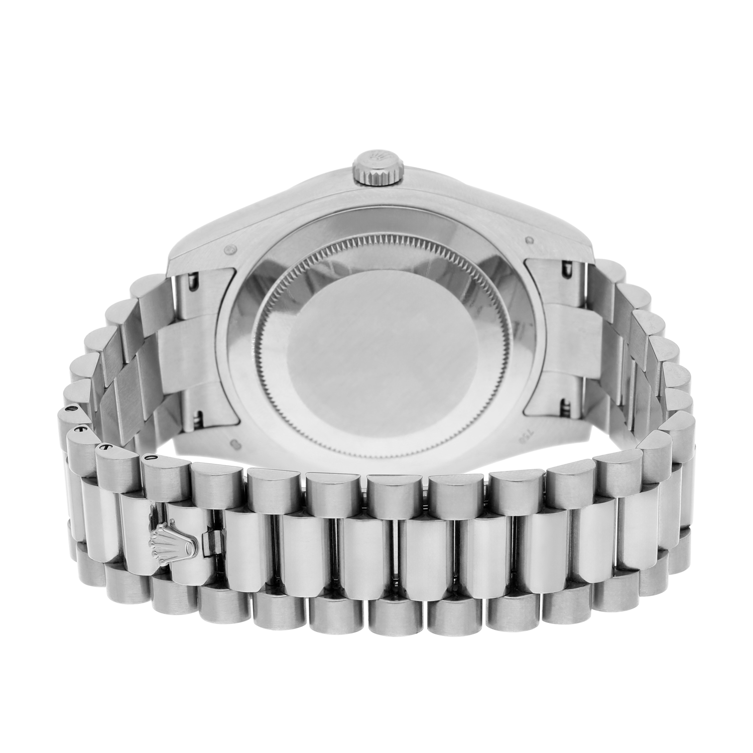 Rolex Day-Date II 218239-0006 41mm White Gold Silver Diamonds Dial - 2010 - Image 8