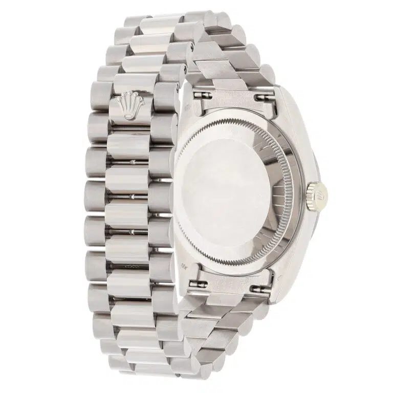 Rolex Day-Date 18239 President Band 18K White Gold Diamond Dial – image 8