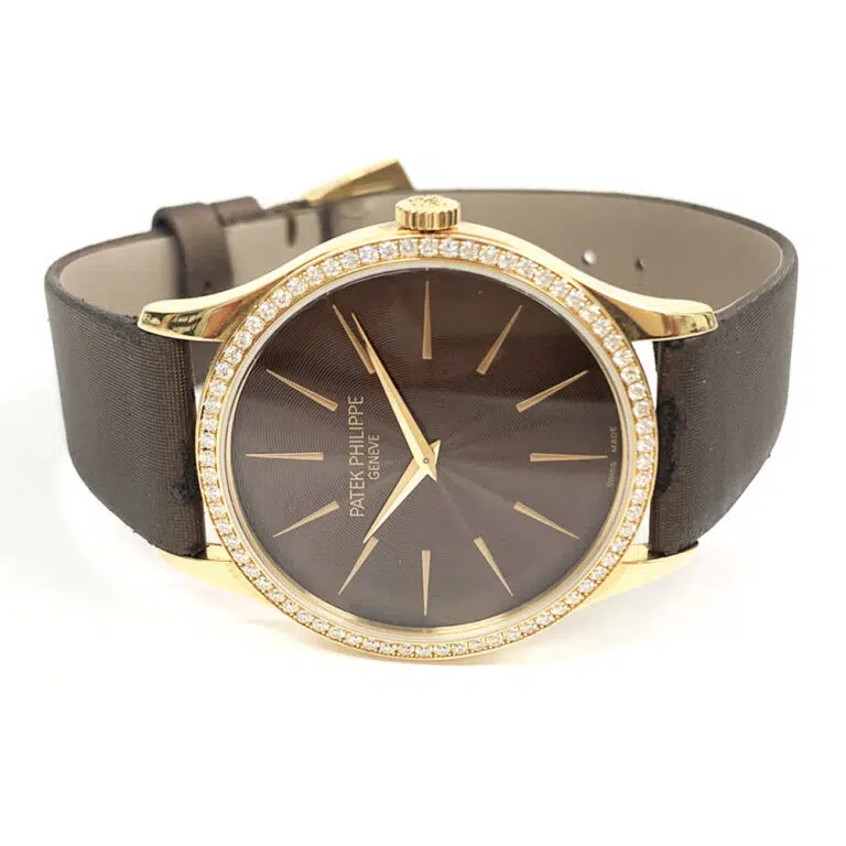 Patek Philippe Calatrava 4897R-001 33mm Rose Gold With Brown Satin Watch Brown Dial – image 4