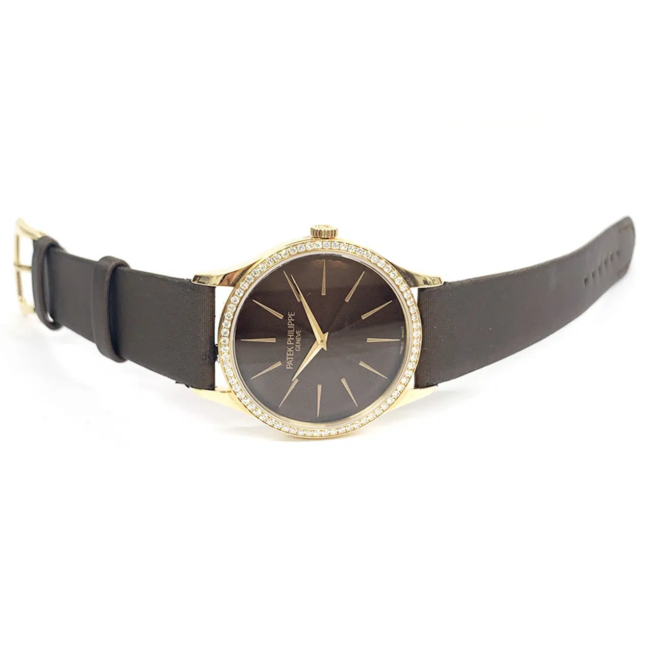 Patek Philippe Calatrava 4897R-001 33mm Rose Gold With Brown Satin Watch Brown Dial – image 5
