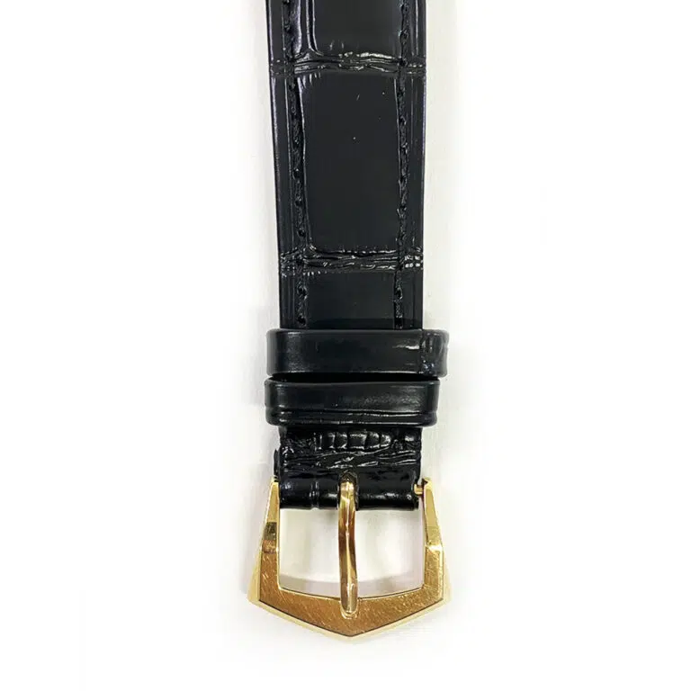 Patek Philippe Calatrava 3520DJ-001 33mm Yellow Gold With Black Leather Watch – image 7