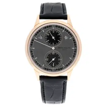 Patek Philippe Annual Calendar Regulator 5235/50R-001 rose gold watch, dial detail