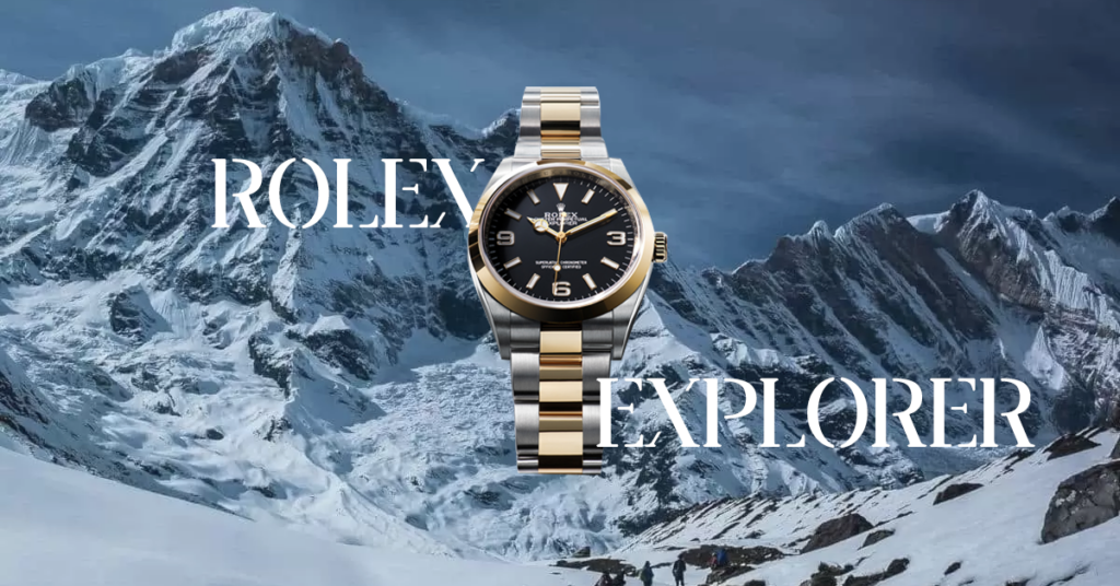 what spotlights: two tone rolex explorer 124273