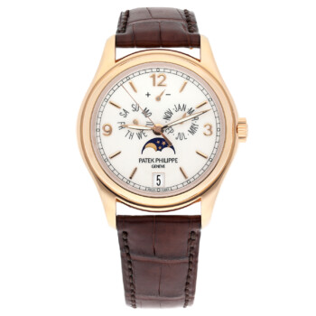 Patek Philippe Calatrava 5146R-001 rose gold annual calendar moonphase watch
