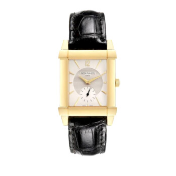 Patek Philippe Gondolo 5111J-001 yellow gold watch, brown alligator strap