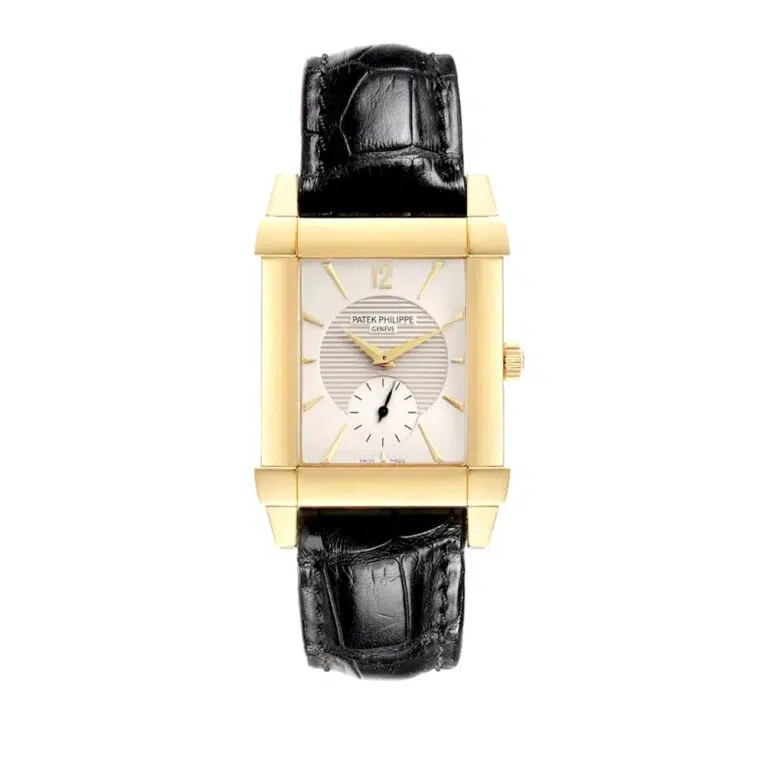 Patek Philippe Gondolo 5111J-001 Yellow Gold with Brown Alligator Leather Watch Grey Dial 2019 - Sealed