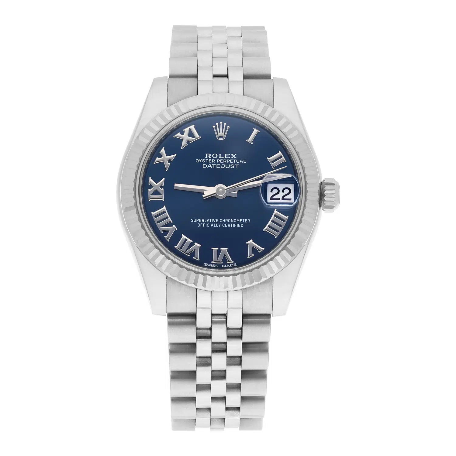 Rolex Datejust Lady 31mm Blue Roman Dial 178274-0081 Jubilee 2020