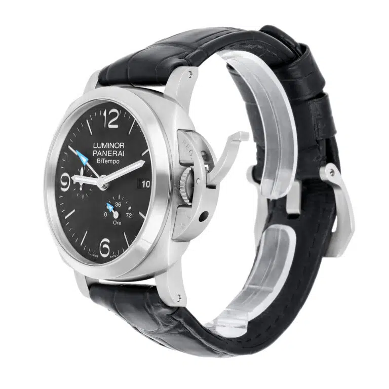 Panerai Radiomir PAM01360 Black Seal Date Stainless Steel With Black Leather Watch 2023 – image 3