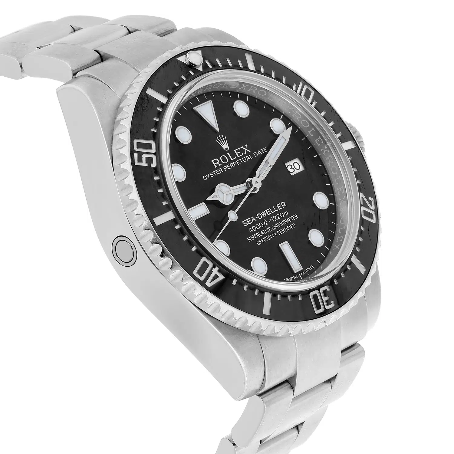 Rolex Sea-Dweller 4000 Oyster - 116600 Stainless Steel Watch Black Dial  40mm – image 4
