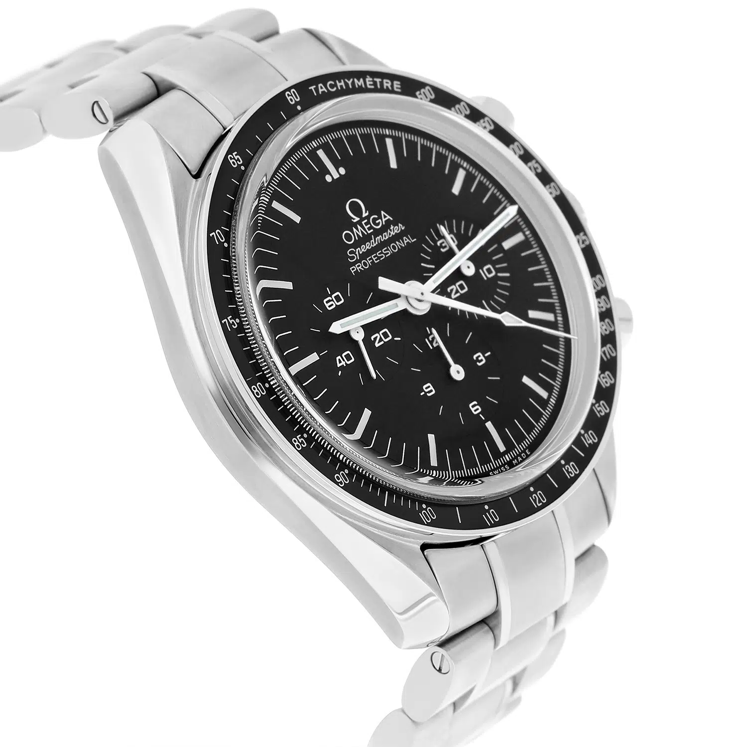 Omega Speedmaster Moonwatch 311.30.42.30.01.006 Black Dial 42mm Stainless Steel Watch – image 4