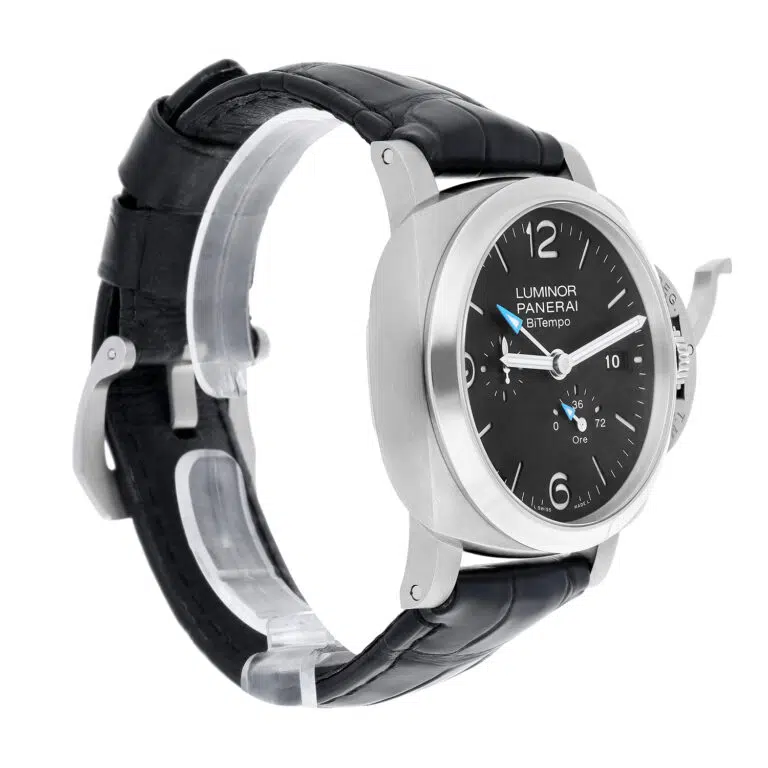 Panerai Radiomir PAM01360 Black Seal Date Stainless Steel With Black Leather Watch 2023 – image 5