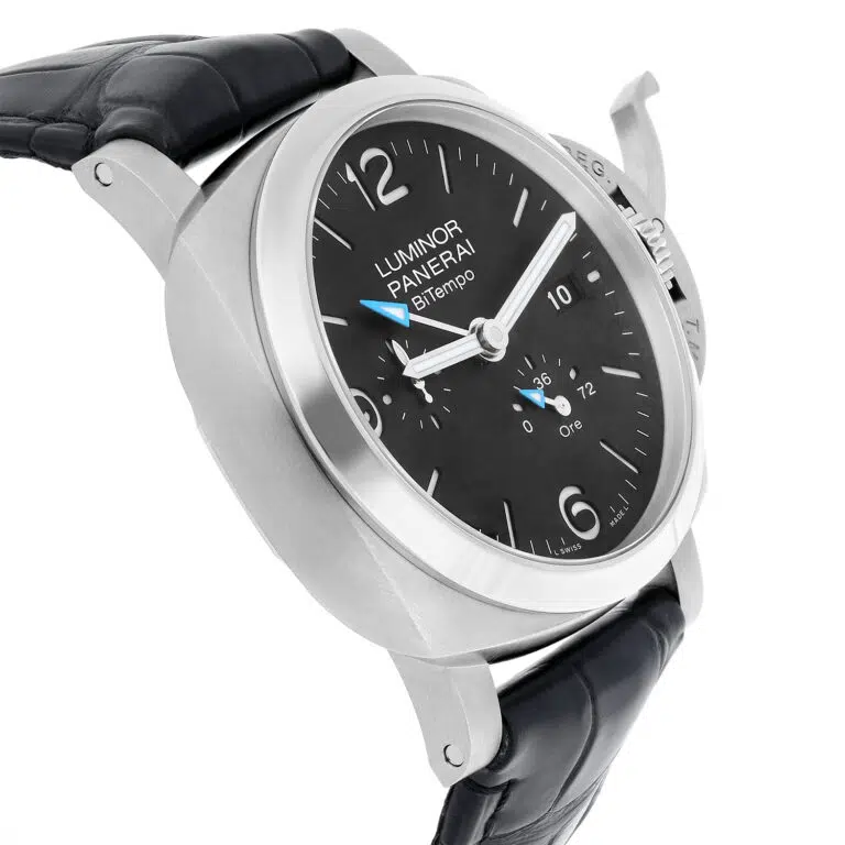 Panerai Radiomir PAM01360 Black Seal Date Stainless Steel With Black Leather Watch 2023 – image 6