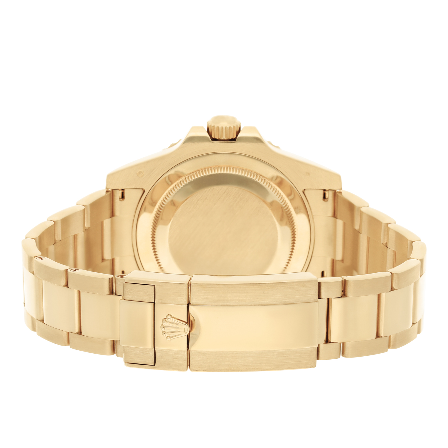 Rolex GMT-Master II 40mm 116718 Green Dial Oyster Bracelet Yellow Gold Watch - Image 8