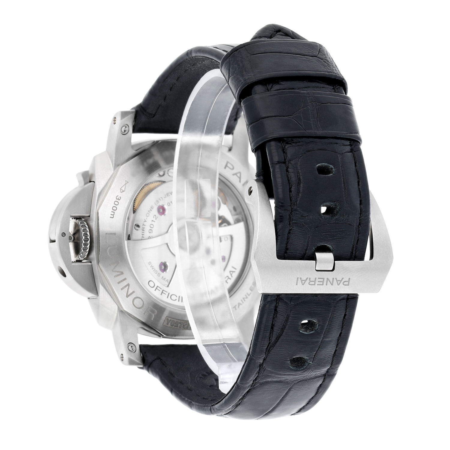 Panerai Radiomir PAM01360 Black Seal Date Stainless Steel With Black Leather Watch 2023 - Image 8