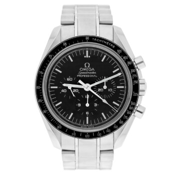Omega Speedmaster Moonwatch 311.30.42.30.01.006 42mm stainless steel watch, black dial