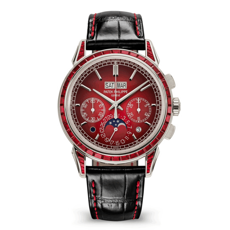 Patek Philippe Grand Complications 5271/12P-010 Red Dial Platinum Diamond Bezel Watch
