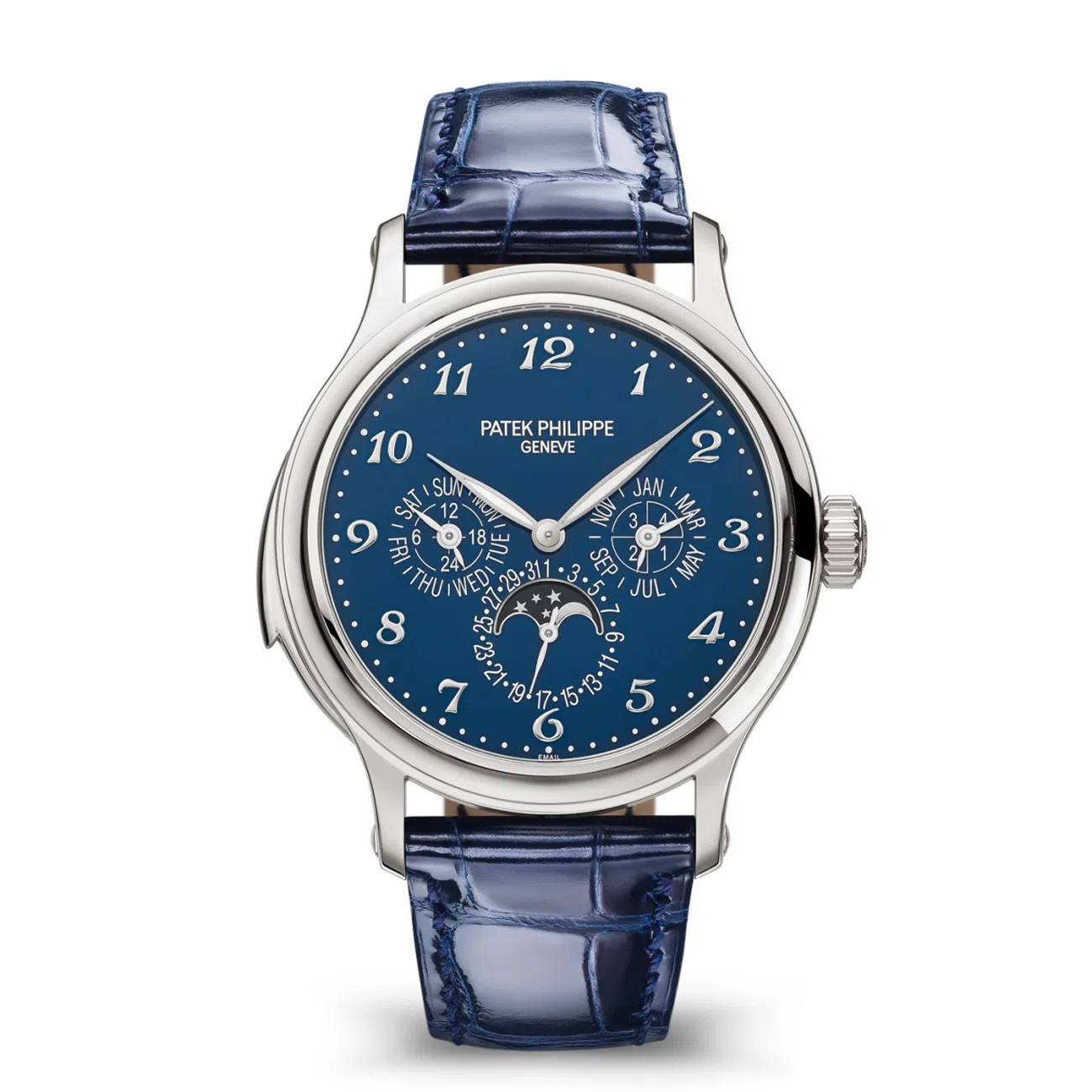 Patek Philippe Grand Complications 5374G-001 Blue Dial White gold- Self-winding Watch