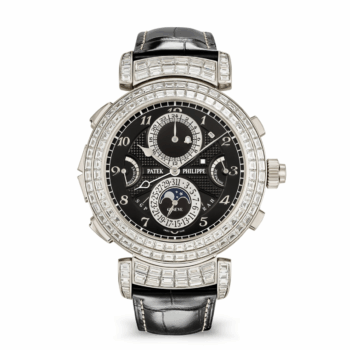 Patek Philippe Grand Complications 6300/400G-001 Black Dial White gold Watch