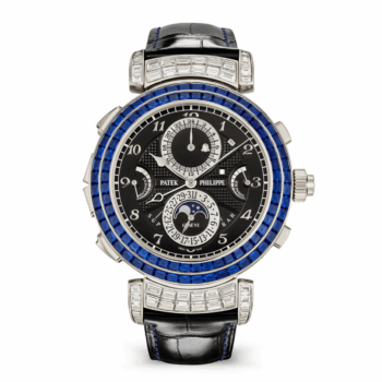 Patek Philippe Grand Complications 6300/401G-001 Black Dial White gold Watch