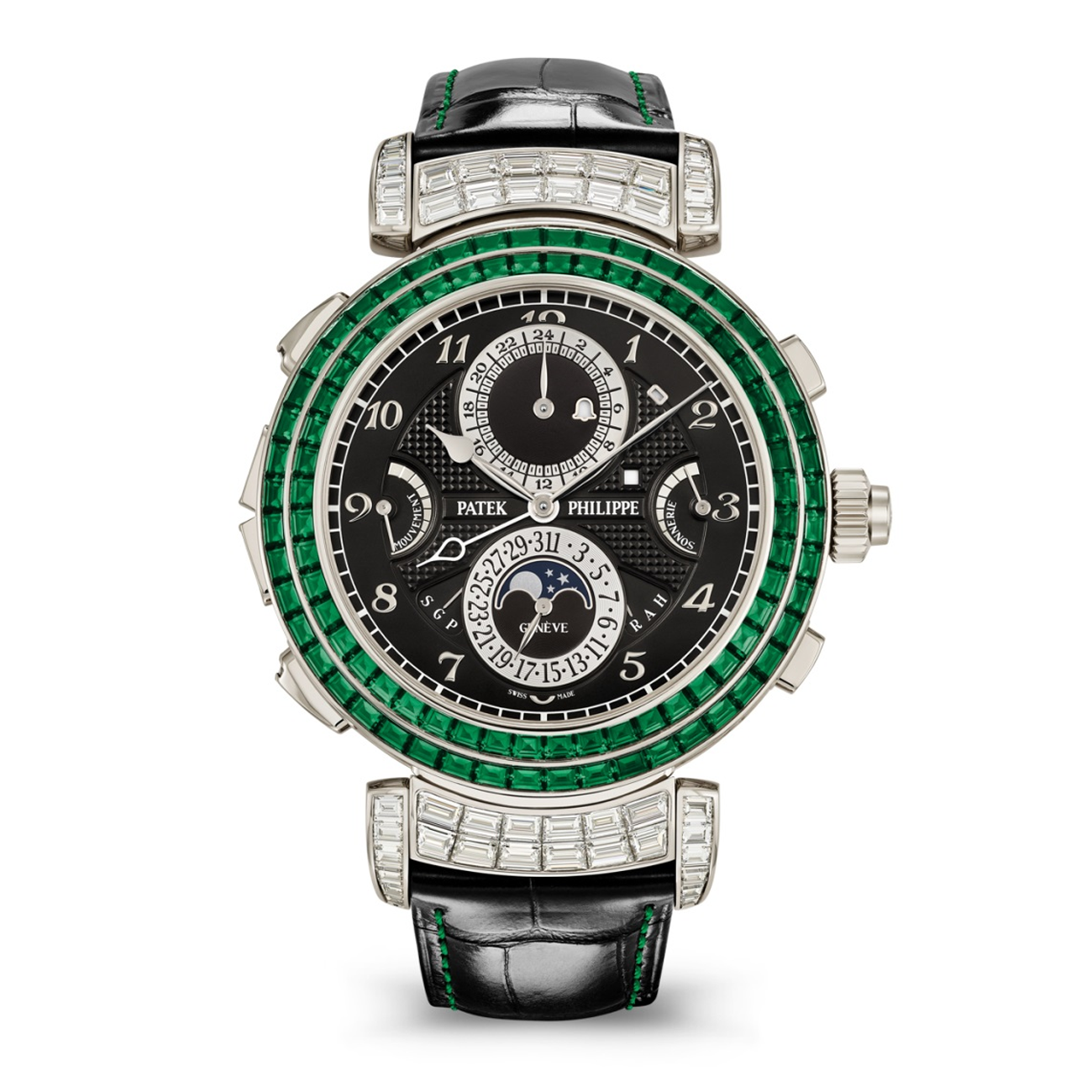 Patek Philippe Grand Complications 6300/403G-001 Black Dial White gold Watch
