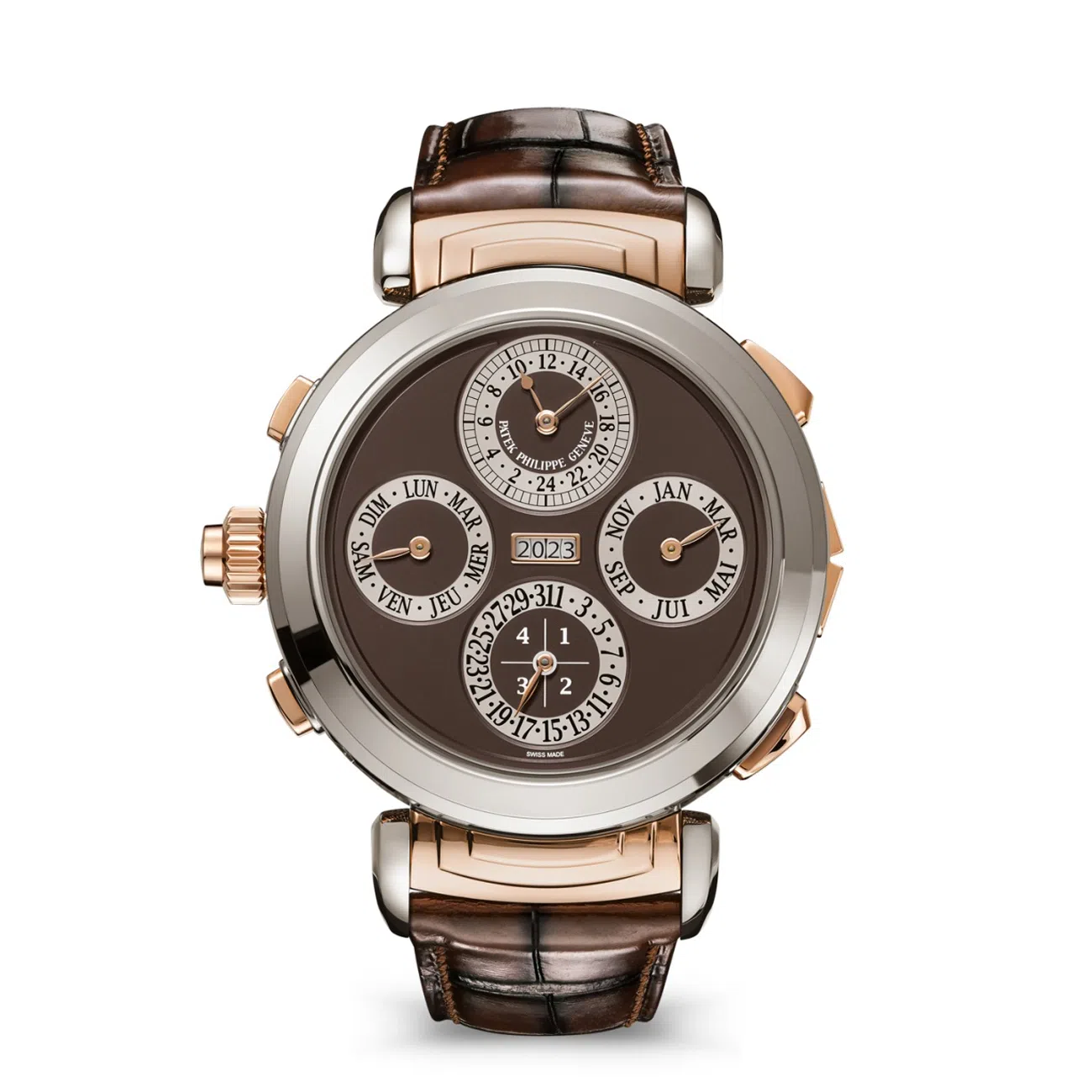 Patek Philippe Grand Complications 6300GR-001 Brown Dial White and Rose gold Watch – image 2