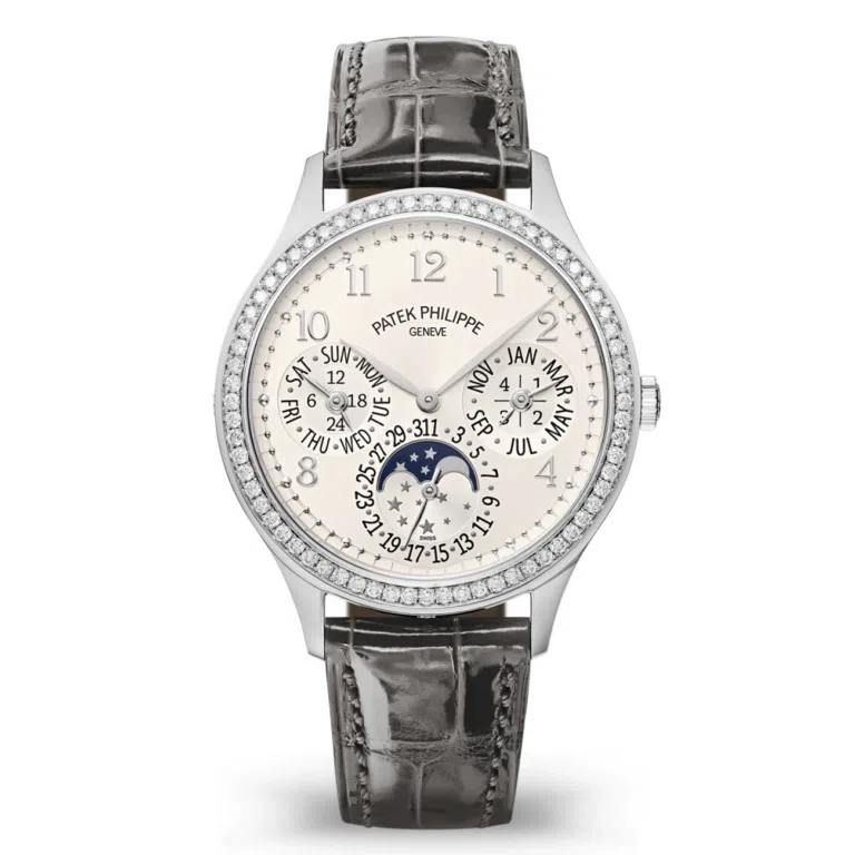 Patek Philippe Grand Complications 7140G-001 Silvery Sunburst Dial White Gold- Self-Winding Watch