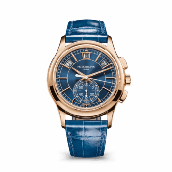 Patek Philippe Complications 5905R-010 Blue Dial Rose Gold- Self-winding Watch