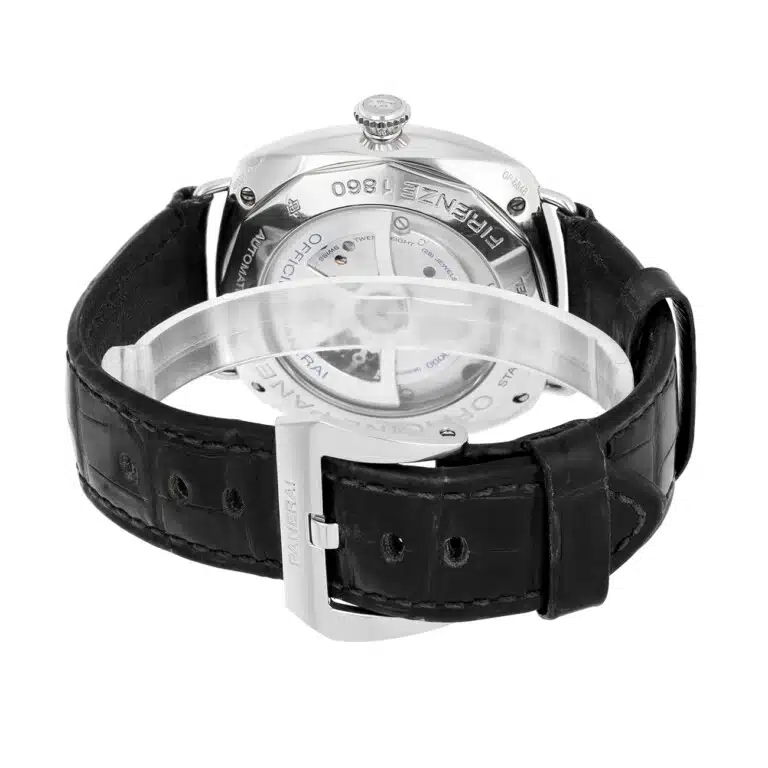 Panerai Radiomir PAM00388 Black Seal Date Stainless Steel With Black Leather Watch – image 8