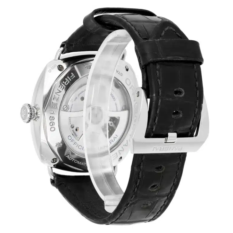 Panerai Radiomir PAM00388 Black Seal Date Stainless Steel With Black Leather Watch – image 9