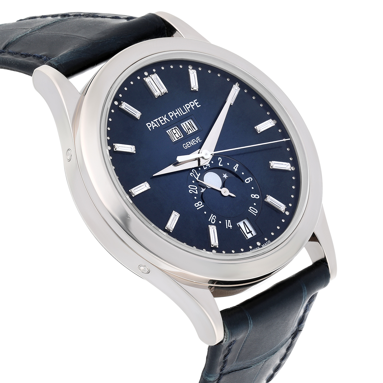 Patek Philippe Complications 5396G-017 Blue Dial White Gold- Self-Winding