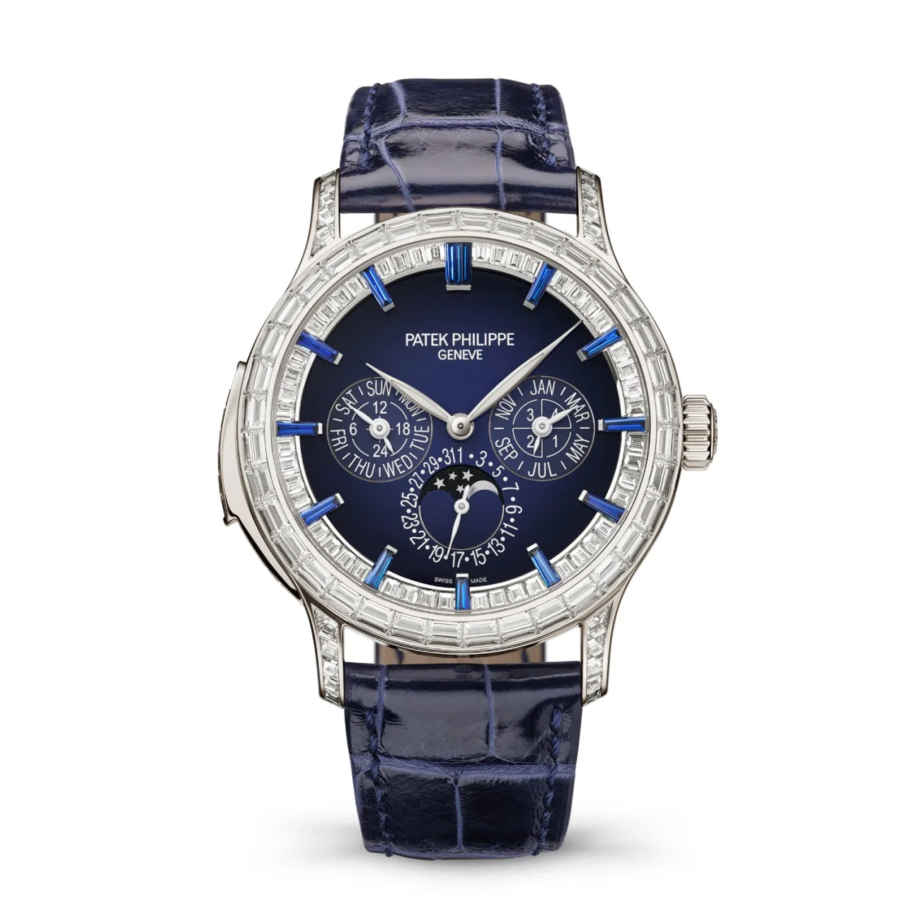 Patek Philippe Grand Complications 5374/300P-001 Blue Dial Platinum - Self-winding Watch