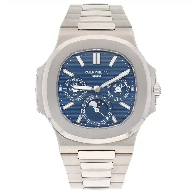 Patek Philippe Nautilus 5740/1G-001 Blue Sunburst Dial White Gold – image 2
