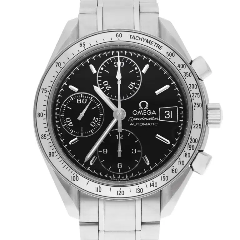Omega Speedmaster 3513.50.00 chronograph stainless steel watch, dial detail