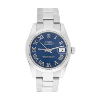 Rolex Datejust 178240 31mm Blue Roman Dial Stainless Steel Watch