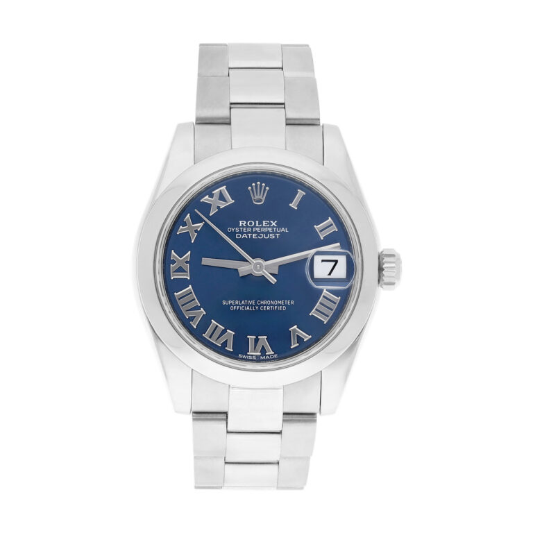 Rolex Datejust 178240 31mm Blue Roman Dial Stainless Steel Watch