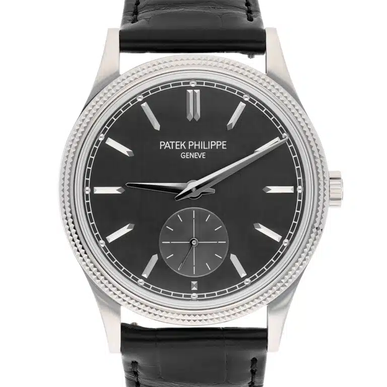 Patek Philippe Calatrava 6119G-001 White Gold Charcoal Gray Dial Watch – image 3