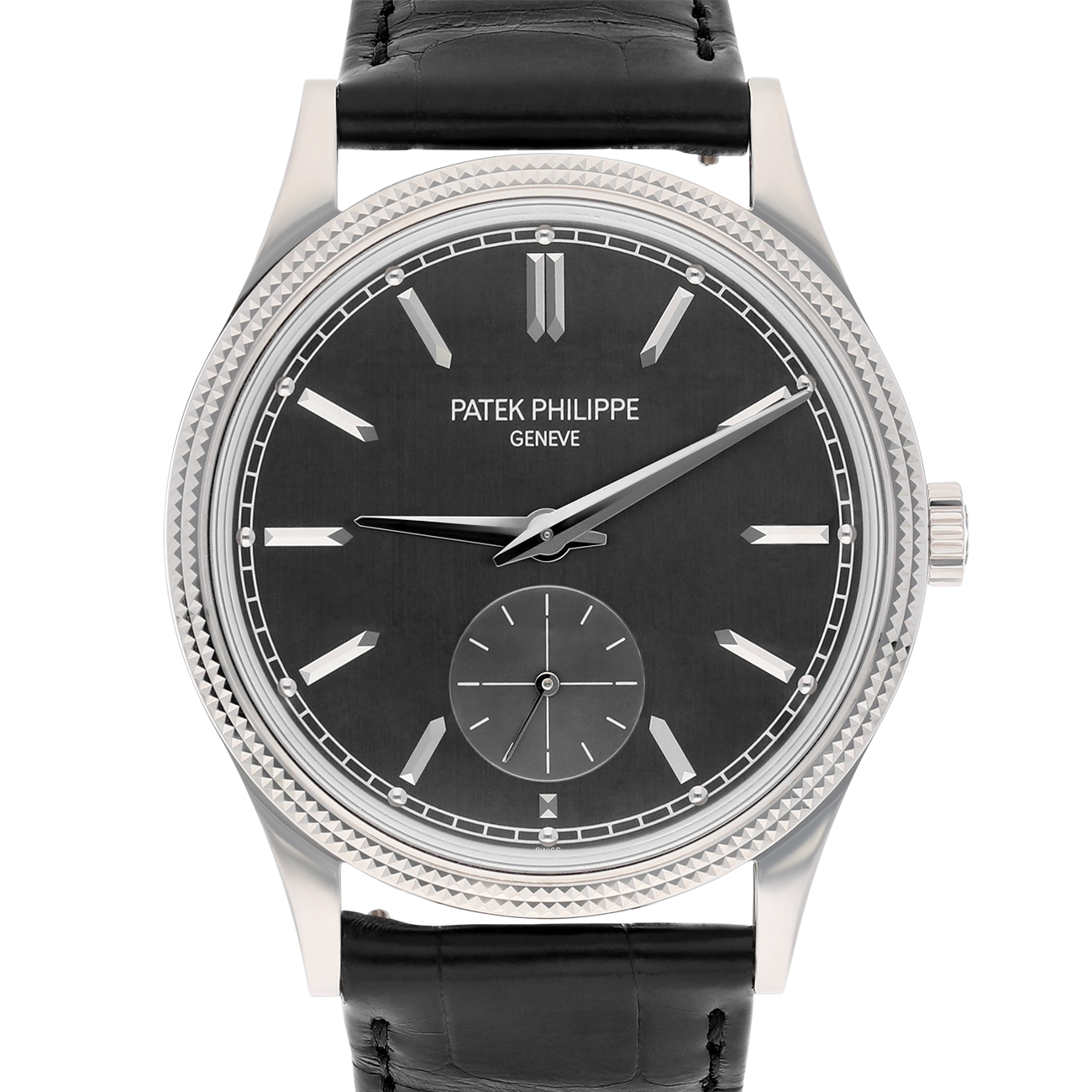 Patek Philippe Calatrava 6119G-001 Charcoal gray Dial White gold Watch