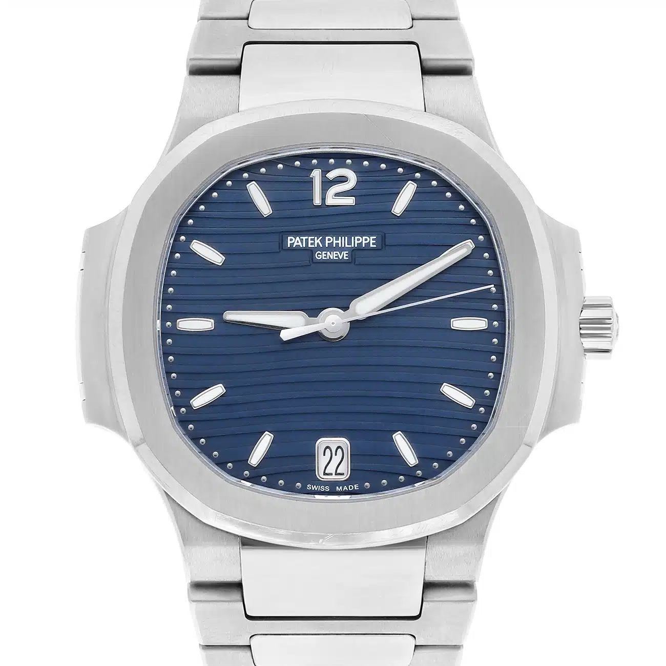 Patek Philippe Nautilus 7118/1A-001 Blue Opaline Dial Stainless Steel Watch – image 3
