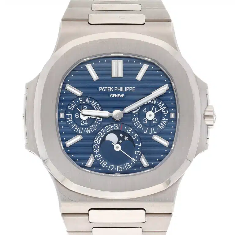 Patek Philippe Nautilus 5740/1G-001 Blue Sunburst Dial White Gold – image 3