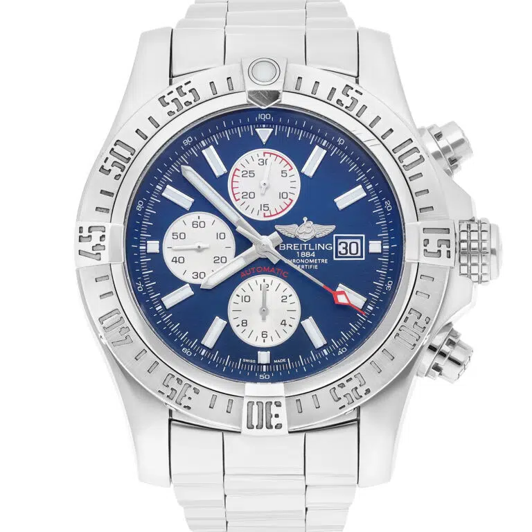 Breitling Super Avenger II A13371111C1A1 Blue Dial Stainless Steel Watch – image 2