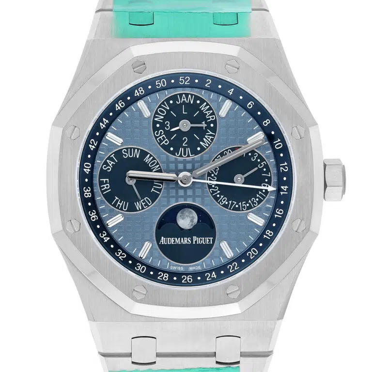 Audemars Piguet Royal Oak  Perpetual Calendar 26574ST.OO.1220ST.03 Ice Blue Dial Stainless Steel Watch – image 2