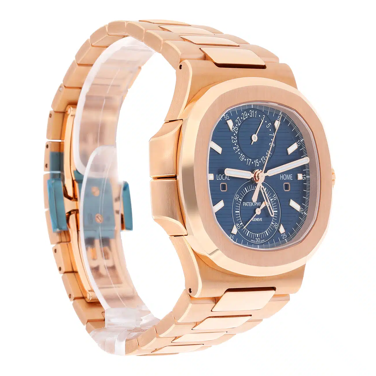 Patek Philippe Nautilus 5990/1R-001 Sunburst blue Dial Rose gold Watch – image 4