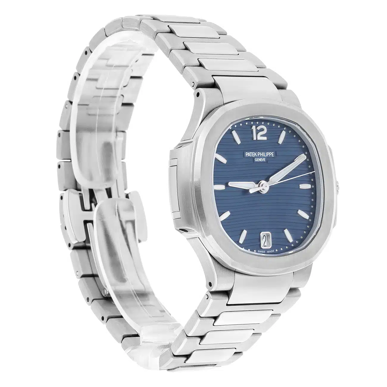 Patek Philippe Nautilus 7118/1A-001 Blue Opaline Dial Stainless Steel Watch – image 4