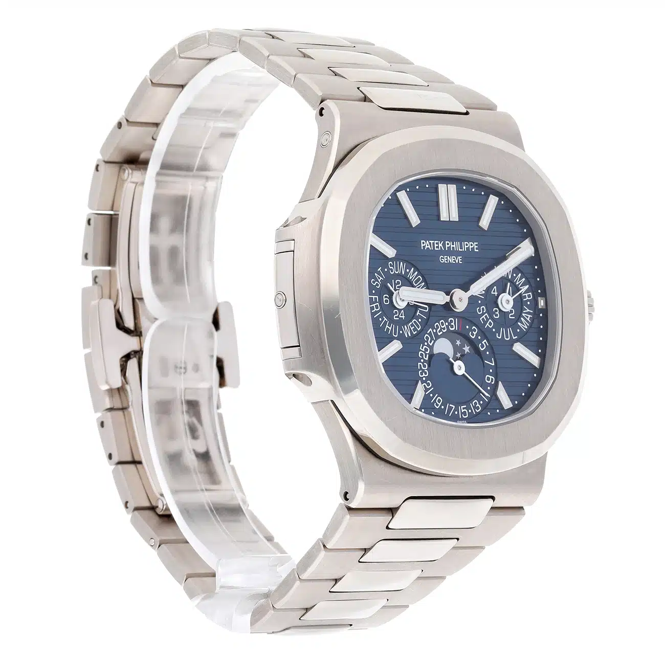 Patek Philippe Nautilus 5740/1G-001 Blue Sunburst Dial White Gold – image 4