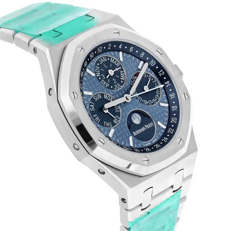 Audemars Piguet Royal Oak  Perpetual Calendar 26574ST.OO.1220ST.03 Ice Blue Dial Stainless Steel Watch – image 4