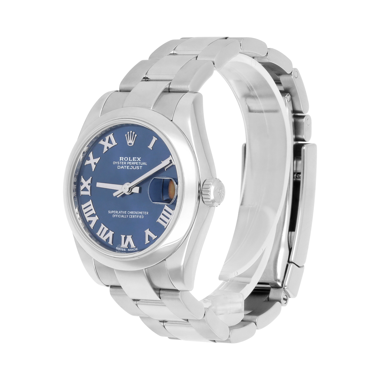 Rolex Datejust 178240 31mm Blue Roman Dial Stainless Steel Watch