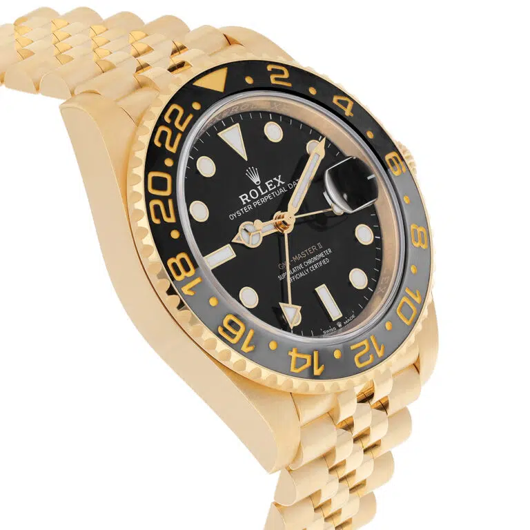 Rolex GMT-Master 40mm Jubilee 126718GRNR-0001 Yellow Gold Watch Black Dial 2025 – image 5