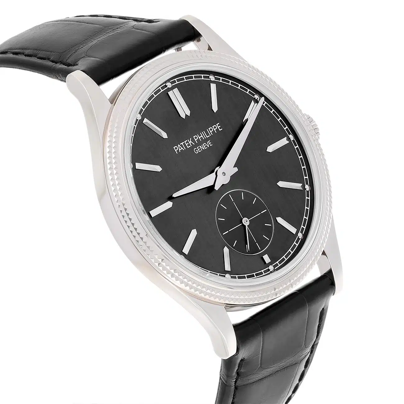 Patek Philippe Calatrava 6119G-001 White Gold Charcoal Gray Dial Watch – image 5