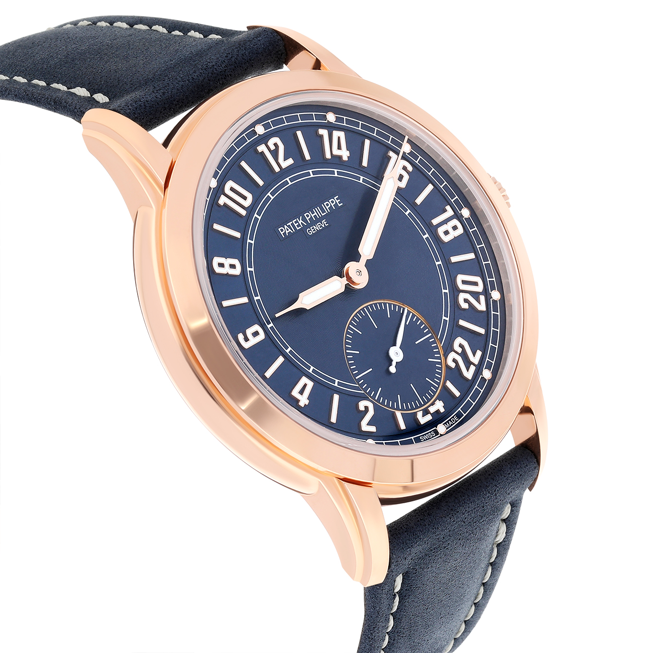 Patek Philippe Complications 5224R-001 Blue Dial Rose Gold Watch New 2025 with Box and Papers