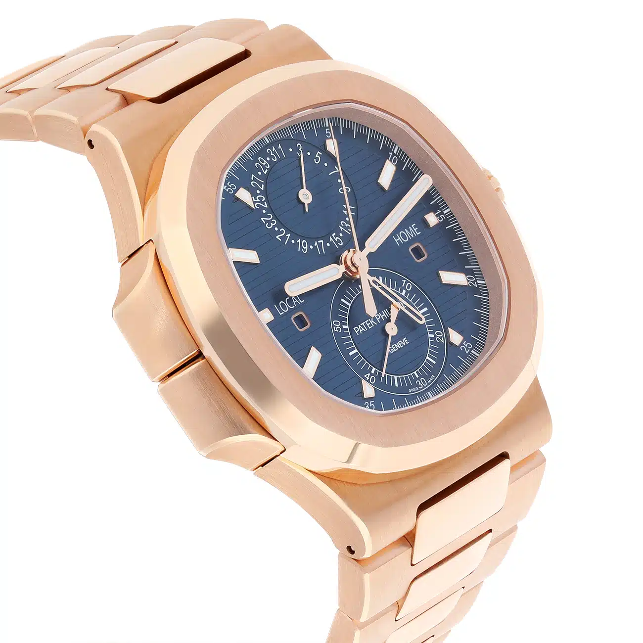Patek Philippe Nautilus 5990/1R-001 Sunburst blue Dial Rose gold Watch – image 5